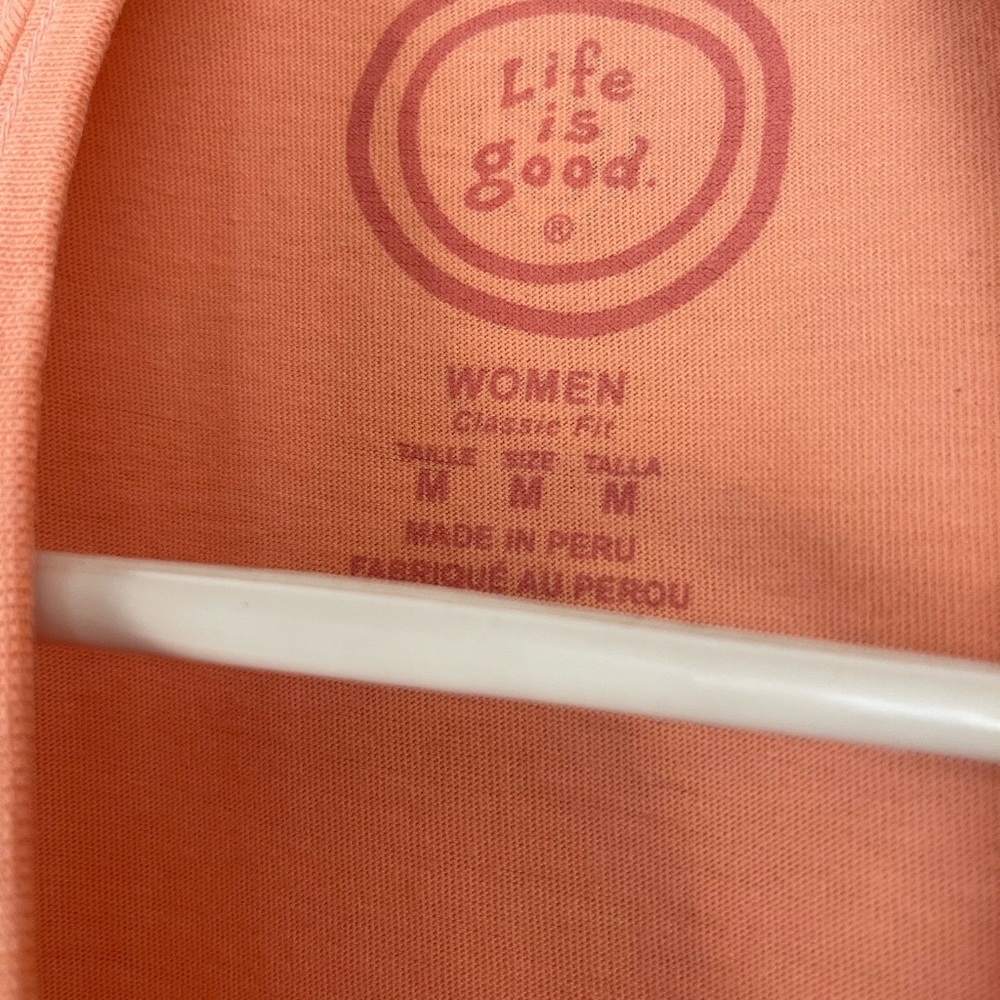Life Is Good ladies T-Shirt with Floral Graphic - Picture 2 of 4